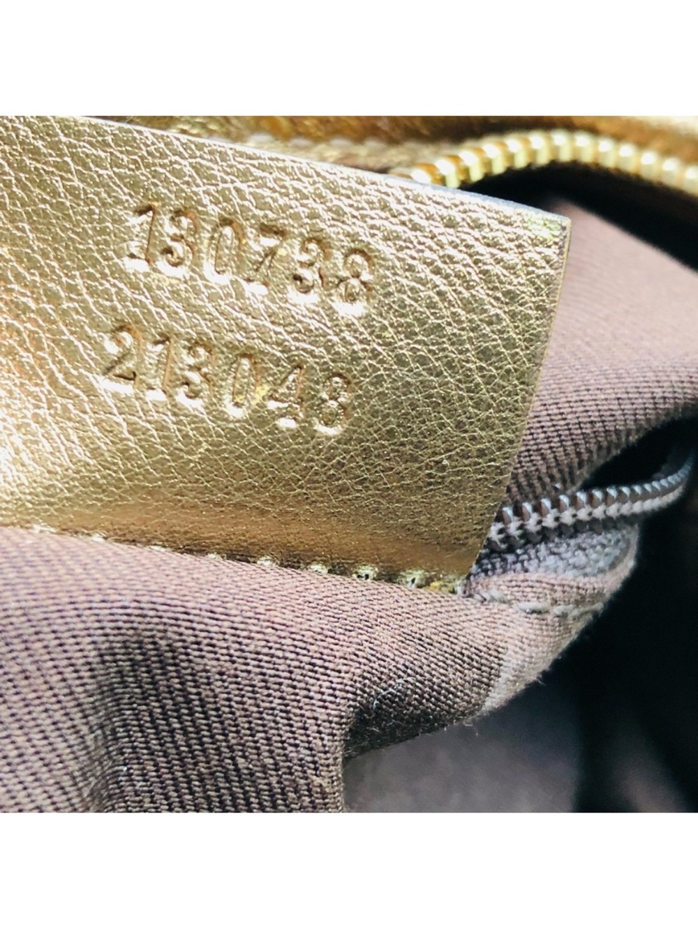 Gucci Brown GG Canvas Shoulder Bag with Gold-Tone Hardware - Picture 4 of 11